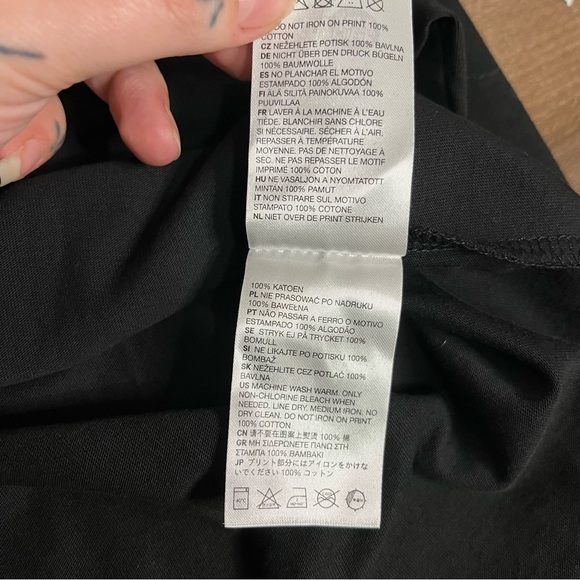 Cheap Monday Black Long Sleeve Crop Top - Picture 8 of 8